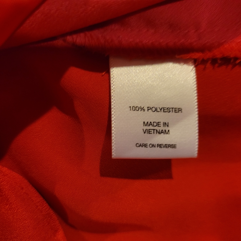 New York & Company dressy red top - Picture 6 of 7